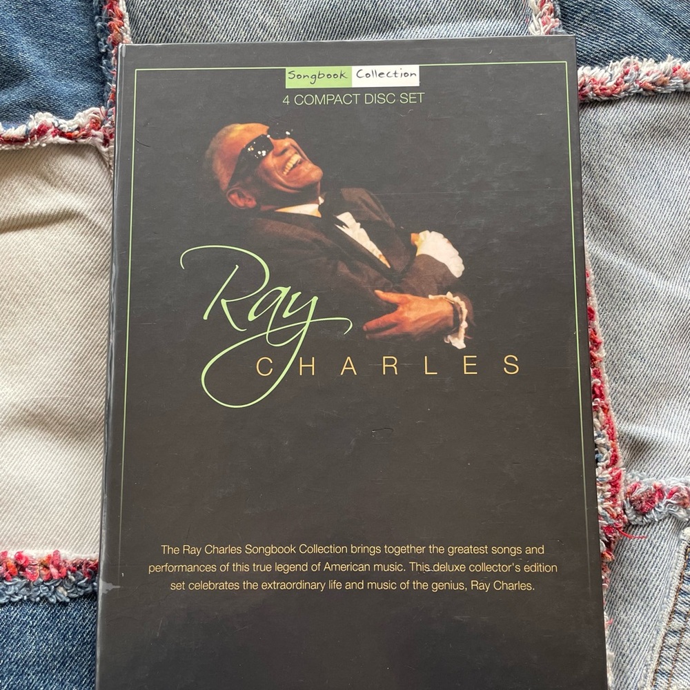 Ray Charles Songbook Collection 4-Disc Set cd box set music book